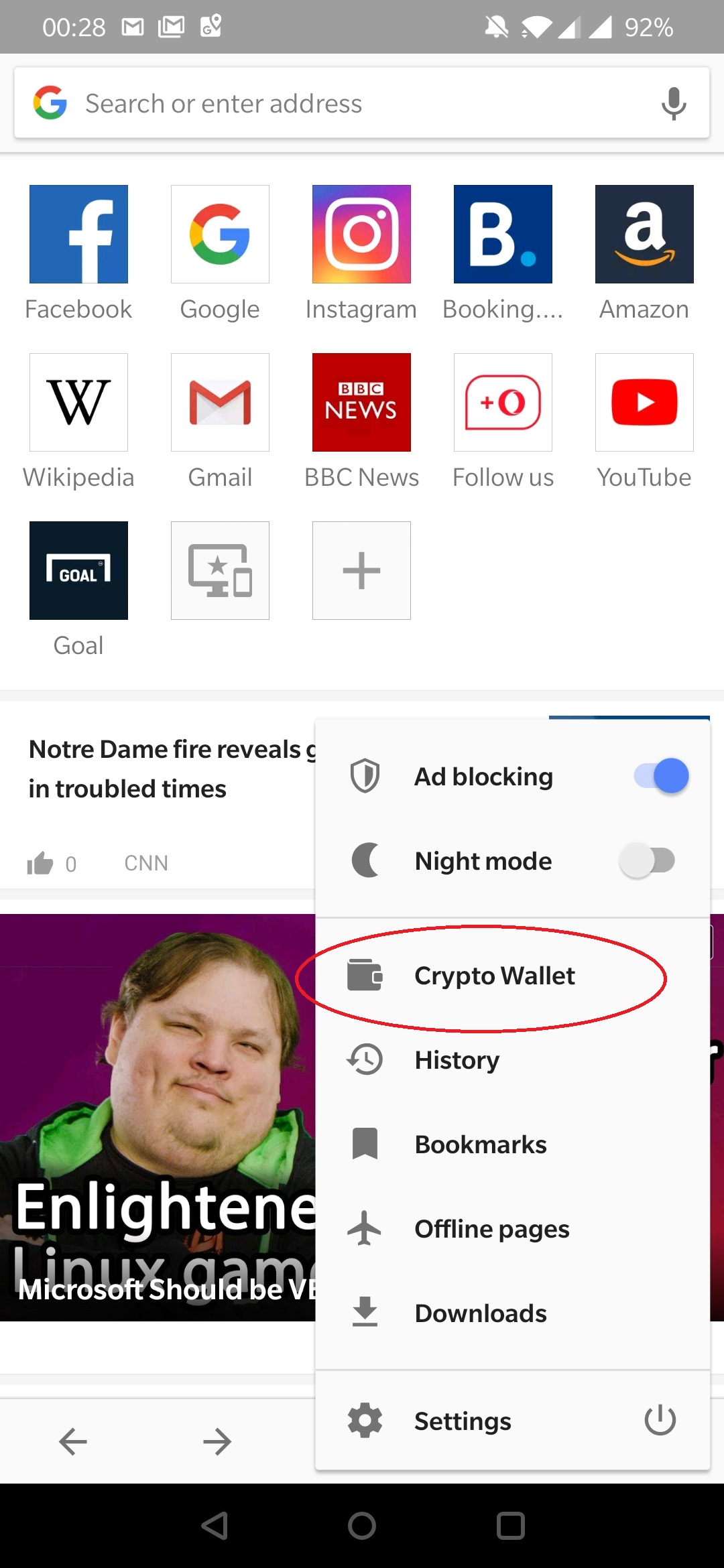 opera crypto wallet review